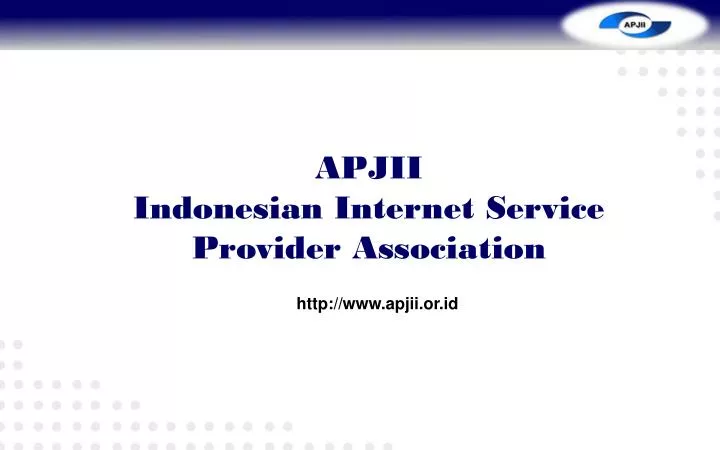 apjii indonesian internet service provider association