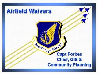 Airfield Waivers