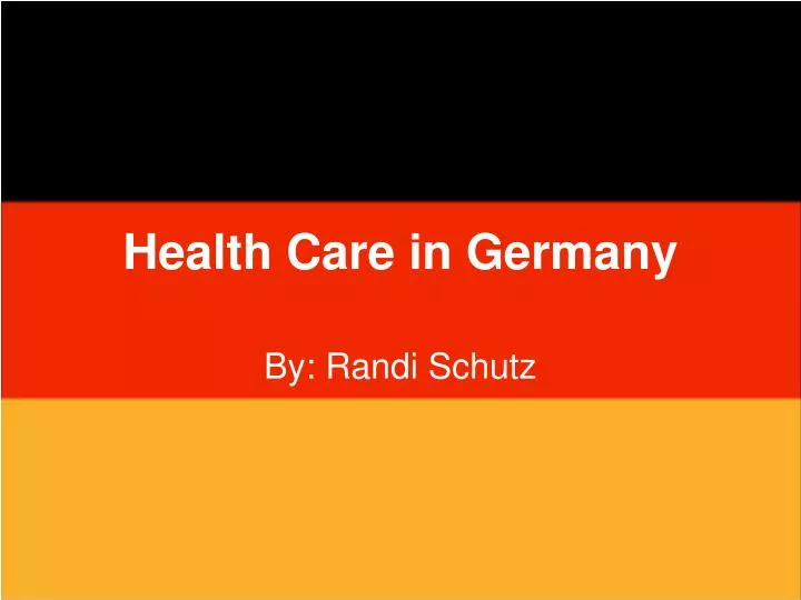 health care in germany