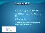 Ata Notarial - slide 1