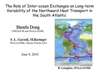 Shenfu Dong CIMAS/UM and NOAA/AOML