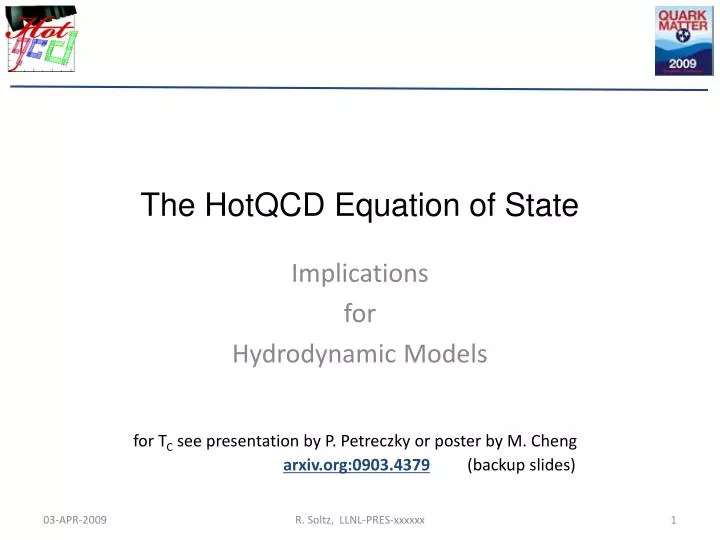 the hotqcd equation of state