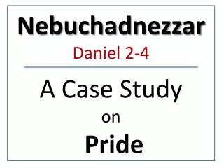 A Case Study on Pride