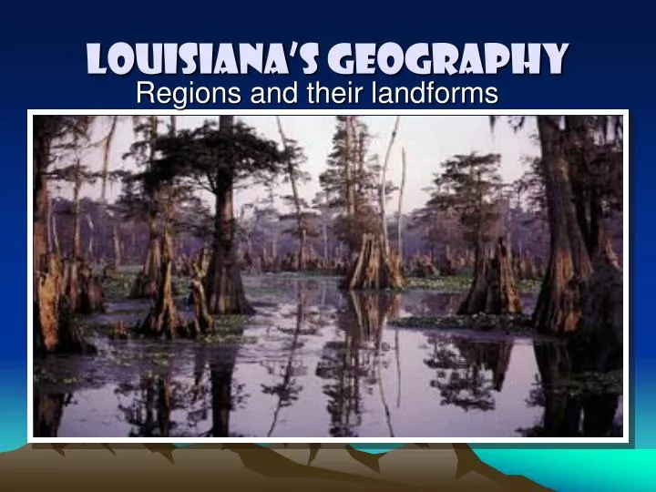 regions and their landforms