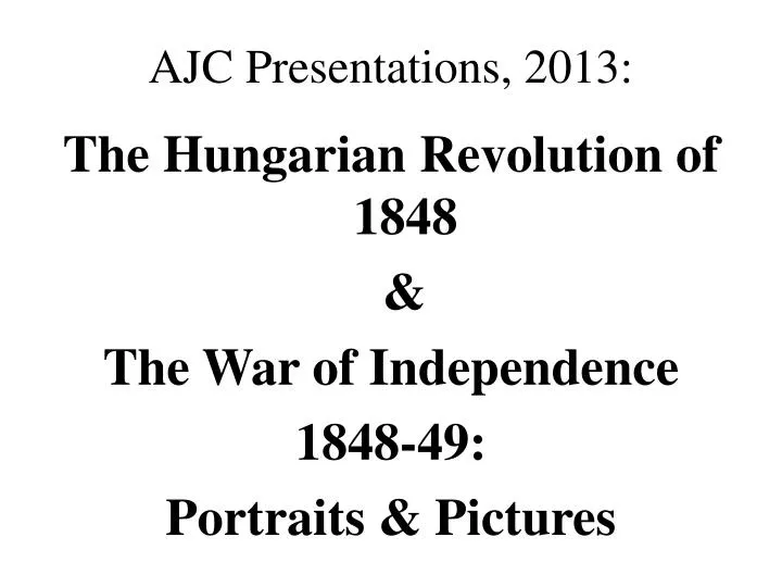 ajc presentations 2013