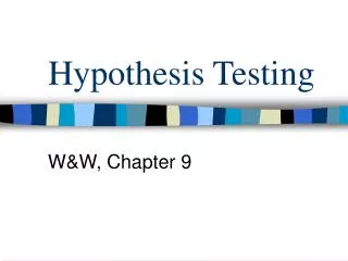 Hypothesis Testing