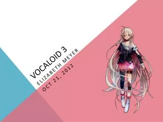 Vocaloid 3