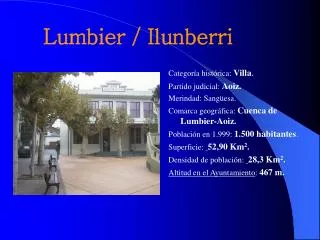 Lumbier / Ilunberri