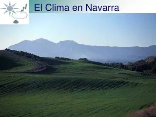 el clima en navarra