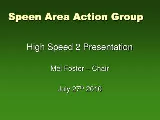 Speen Area Action Group