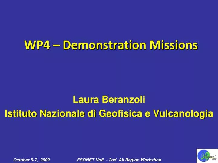 laura beranzoli istituto nazionale di geofisica e vulcanologia