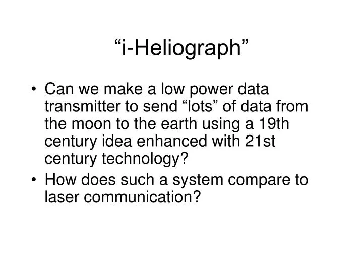 i heliograph