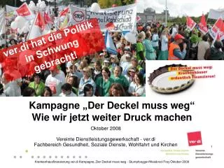 Kampagne „Der Deckel muss weg“ Wie wir jetzt weiter Druck machen