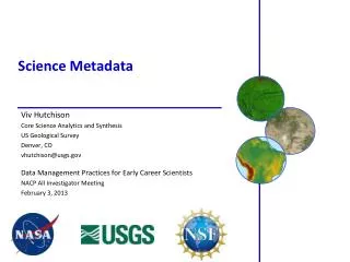 Science Metadata