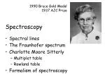 Understanding Spectroscopy: Quantum Numbers, Spectral Lines, and Atomic Transitions - slide 1