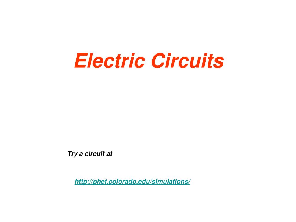 PPT - Electric Circuits PowerPoint Presentation, free download - ID:3838738