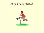 ¿Eres deportista? - slide 1