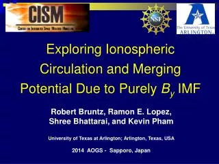 Exploring Ionospheric Circulation and Merging Potential Due to Purely B y IMF