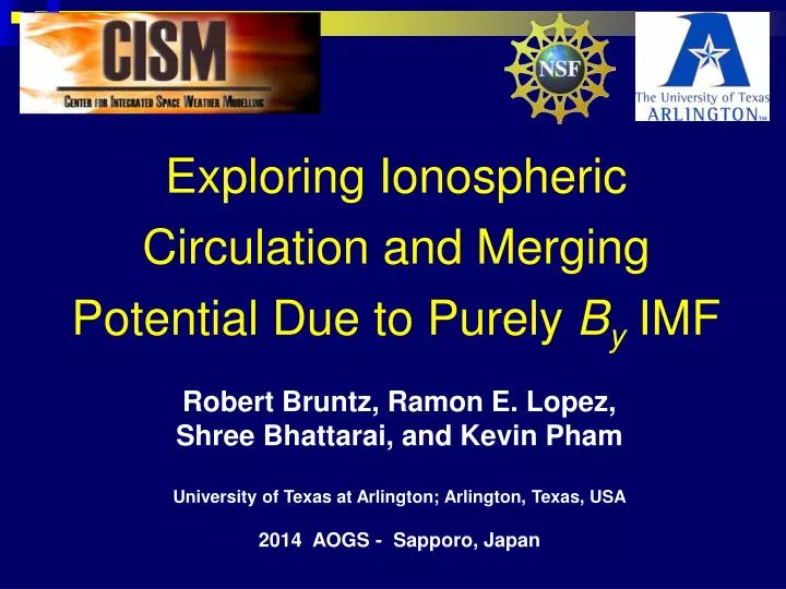 exploring ionospheric circulation and merging potential due to purely b y imf
