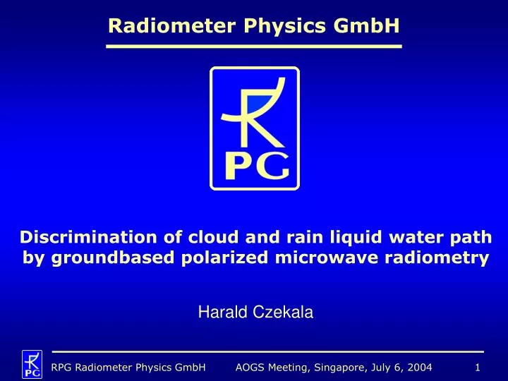 discrimination of cloud and rain liquid water path by groundbased polarized microwave radiometry