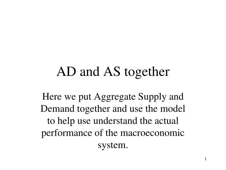 ad and as together