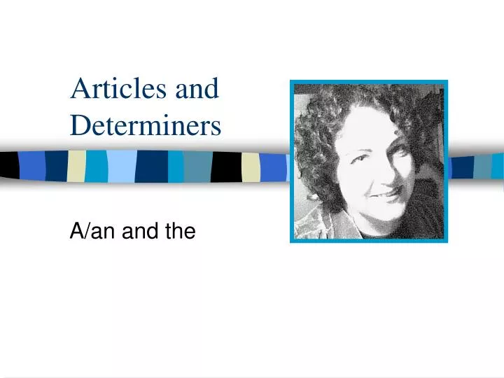 articles and determiners