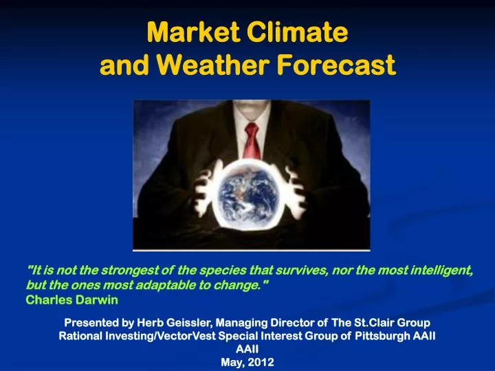 market climate and weather forecast