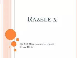 razele x
