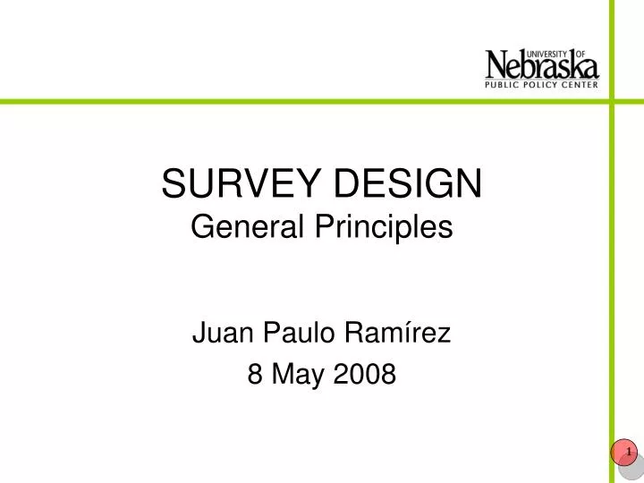 survey design general principles