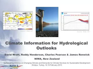 Climate Information for Hydrological Outlooks