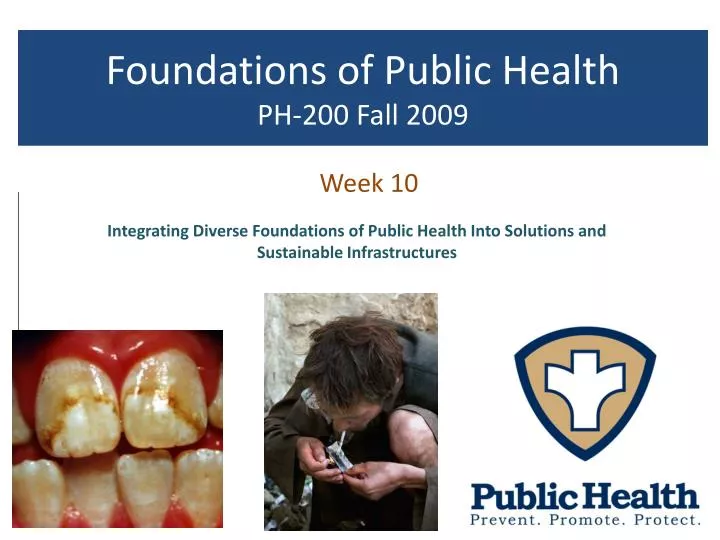 foundations of public health ph 200 fall 2009