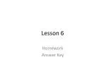 Lesson 6 - slide 1