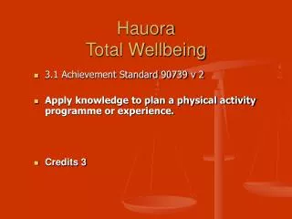 Hauora Total Wellbeing