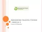 Aerodrome training Course – module 4 - slide 1