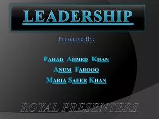 LEADERSHIP
