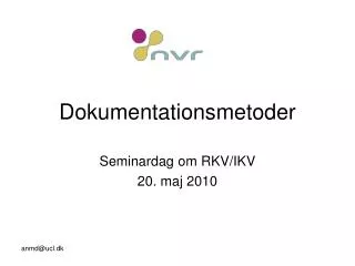 dokumentationsmetoder
