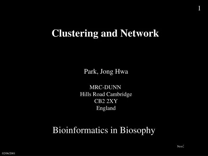 clustering and network