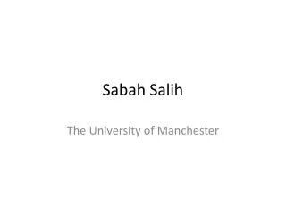 Sabah Salih