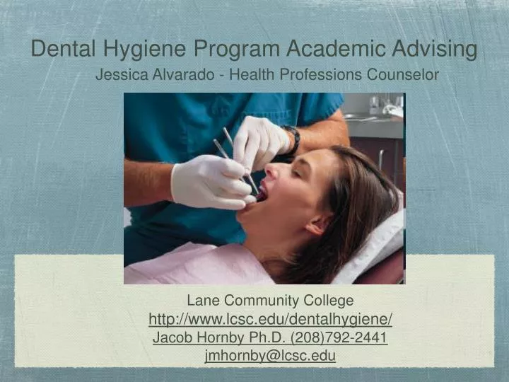 dental hygiene program academic advising