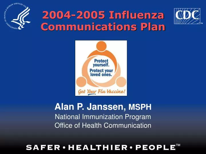 2004 2005 influenza communications plan