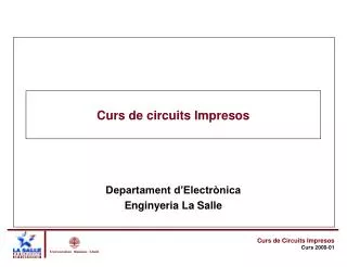 curs de circuits impresos