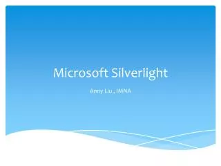 Microsoft Silverlight