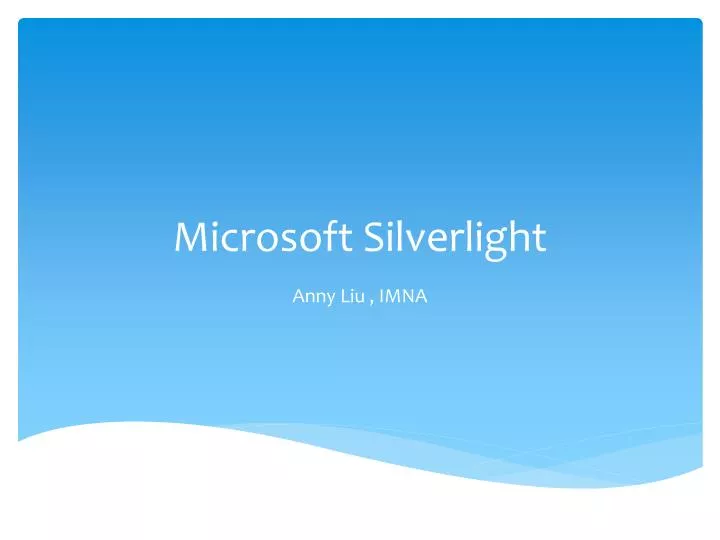 microsoft silverlight