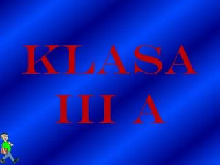 klasa iii a