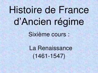 histoire de france d ancien r gime