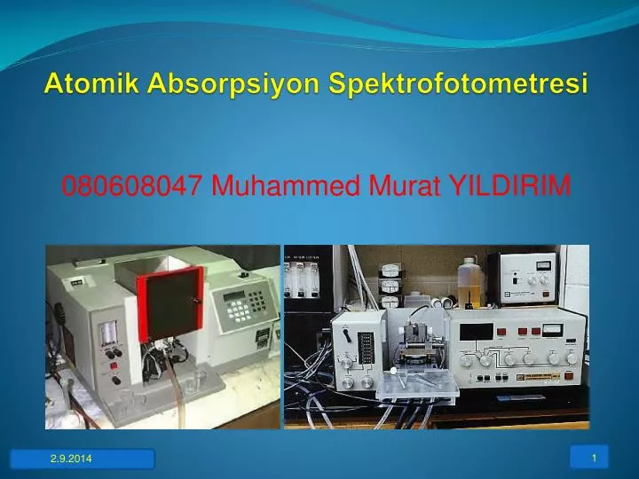 atomik absorpsiyon spektrofotometresi