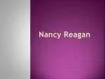 Nancy Reagan