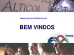 BEM VINDOS - slide 1