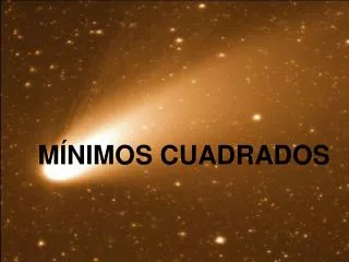 m nimos cuadrados