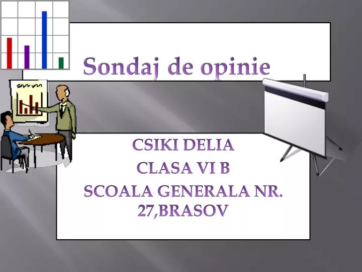 sondaj de opinie